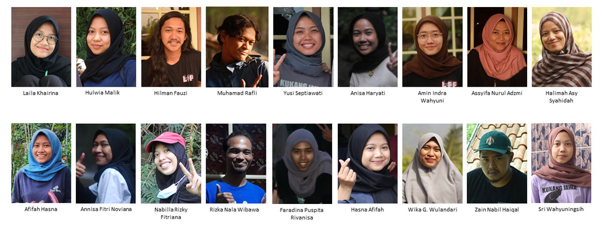 Our Indonesian Volunteers since April 2020-December 2021